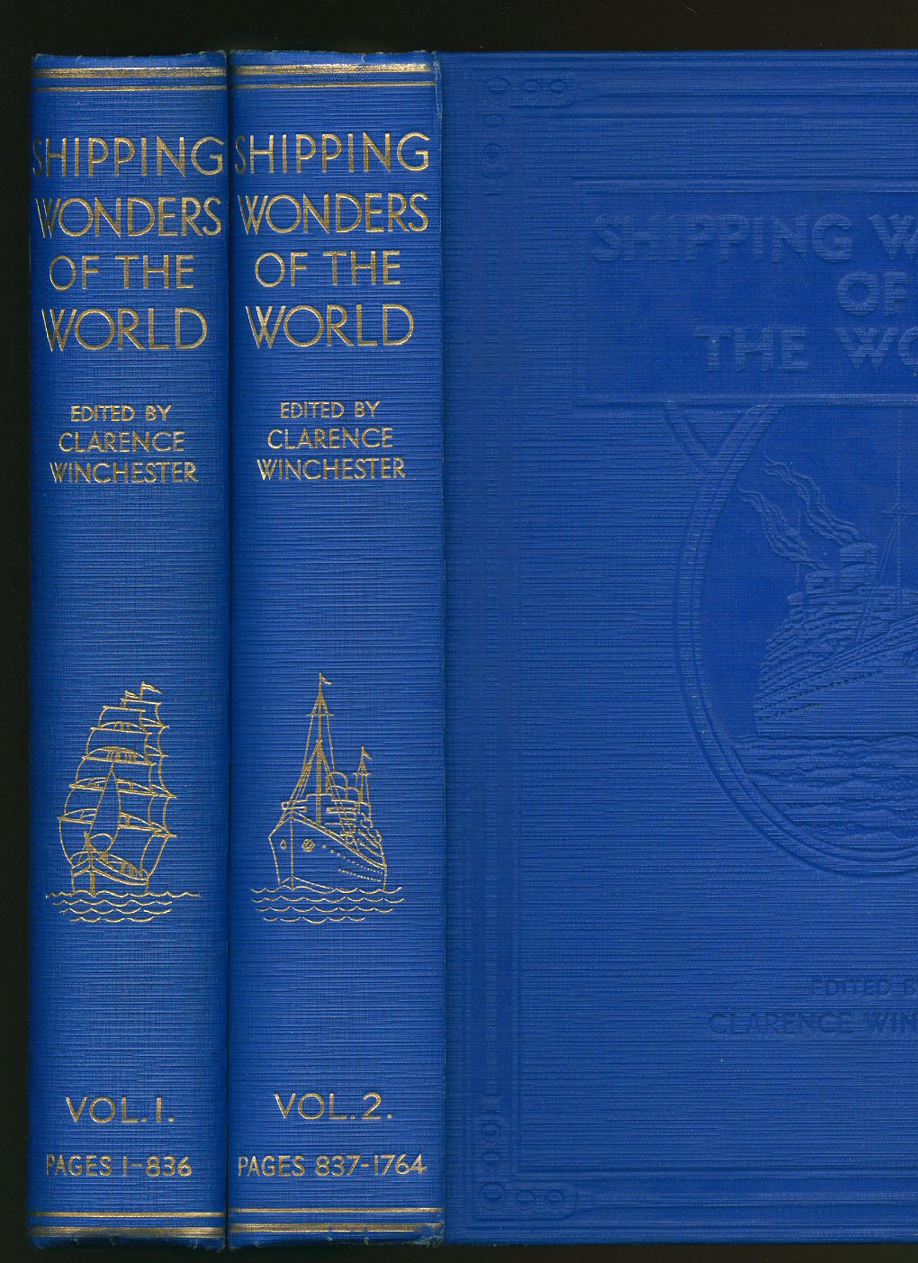 Shipping Wonders of the World - a Saga of the Sea in Story and Picture Clarence [edited by] Winchester