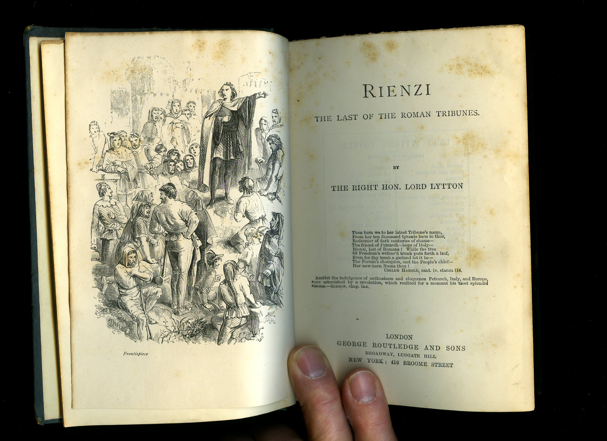 Rienzi, Last of the Roman Tribunes